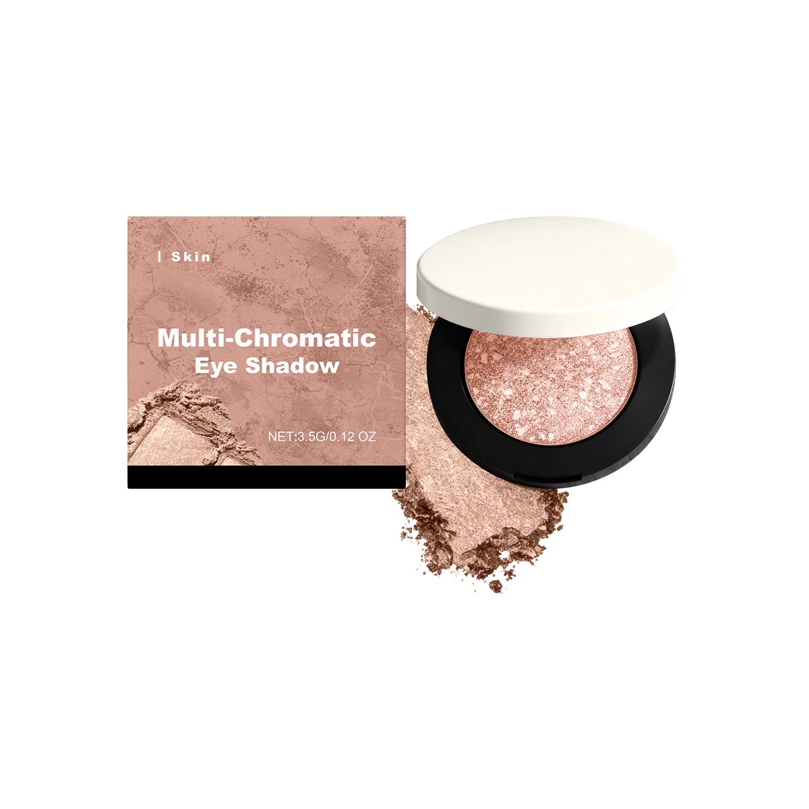 

Skin-colored, shimmering, 3D eyeshadow with sparkling micro-diamonds and glittering pearl-effect glitter powder. Perfect for various makeup looks