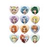 Michi Pichi Pitch" Anime Trading Heart-Shaped Can Badges Box of 12