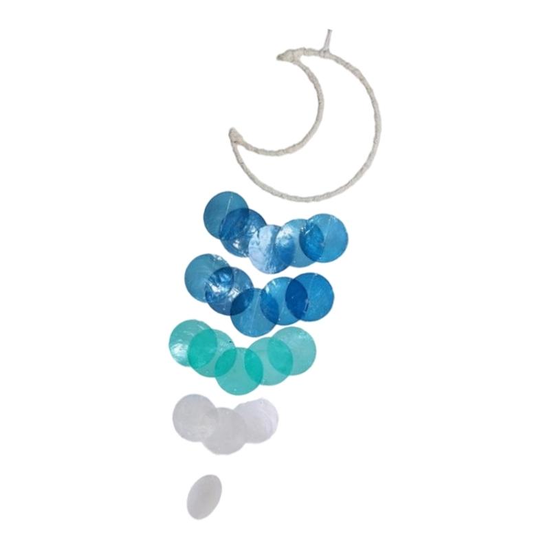 Lightweight Handmade Seashells Wind Chime With Coastal Design Perfect For Garden Yard Porch Tree Branch Balcony Hanging