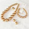 Vintage Style Imitation Pearl Jewelry Set Retro Elegant French Pearl Necklace  Bridal