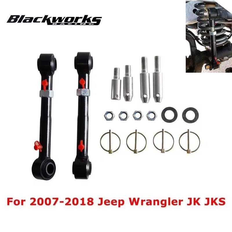 Adjustable 2.5-6 Lifts Front Sway Bar Links Disconnects For Jeep Wrangler JK JKS 2/4 Doors 2007-2018 Car Parts PRC-1010A