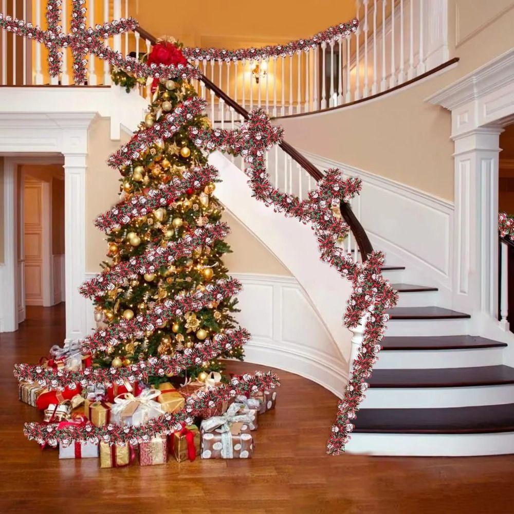 Hanging Sequined Garland 2m Tinsel Garland Fashion Xmas Tree Decor Ribbon  Home Decor