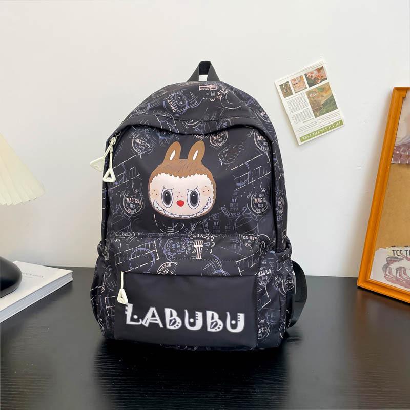 School bag new backpack female high school student trend cartoon animation backpack fashion going out casual backpack