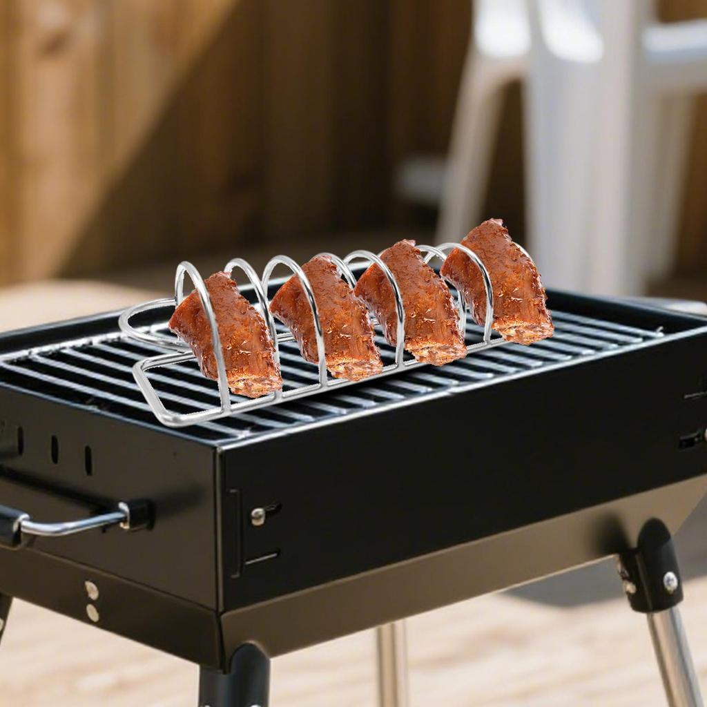 Grilling Rack Stainless Steel Barbecue Grill Rack Stainless Steel Cooking Accessory Tool Dishwasher Safe For BBQ Backyard Lawn