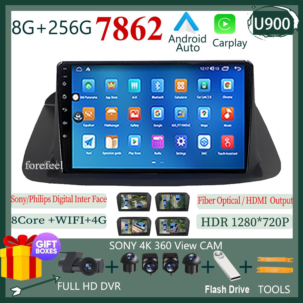 For Honda Accord 8 Spirior 2008-2013 LHD RHD 7862 Auto Carplay Android Car GPS Bluetooth Stereo Radio Video Player QLED WIFI GPS