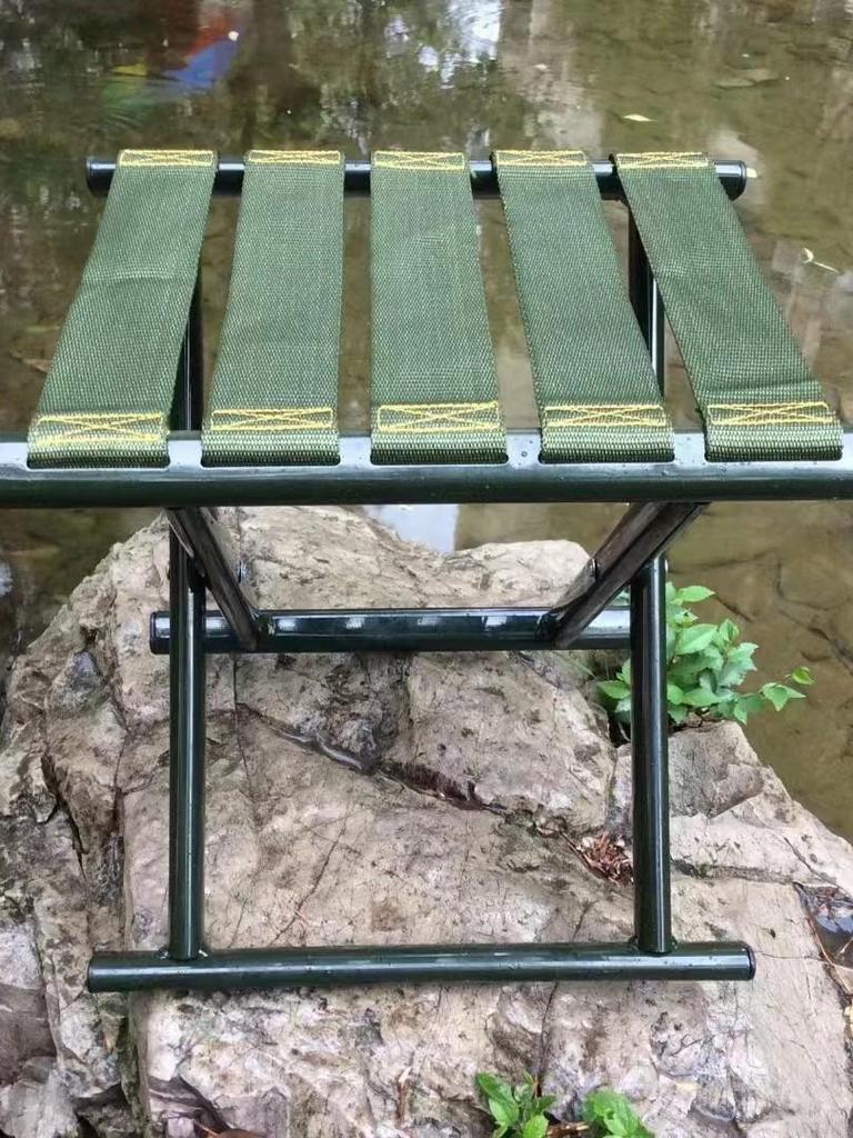 Portable Outdoor Folding Stool - Compact for Camping, Fishing, or Student Use