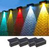 LED Outdoor Wireless Solar Powered Lamp Waterproof Fence Light Decorative for Garden Balcony Yard