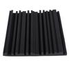 6Pcs Irregular Recording Studio Soundproof Foam Sound Insulation Absorption Deadening MaterialBlack