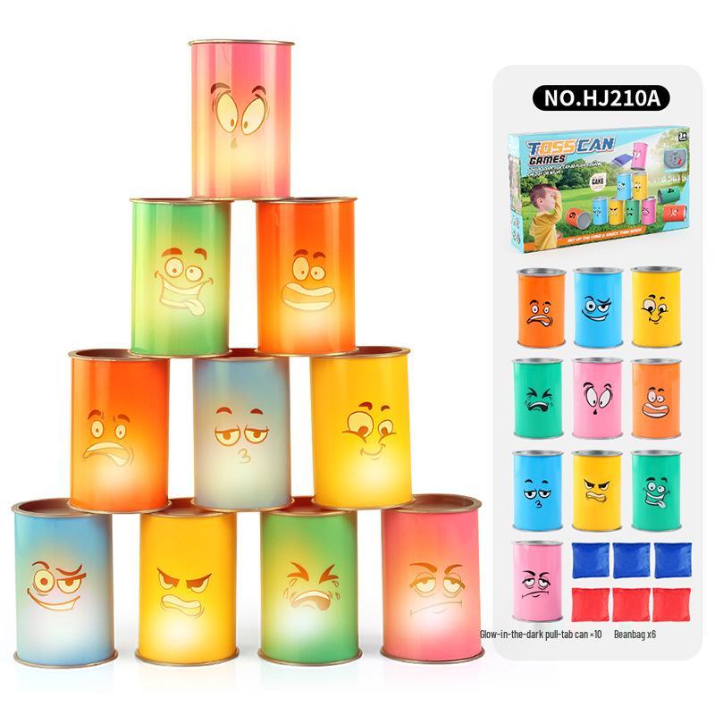 Cross-Border Beanbag Toss Set with Lights - Indoor & Outdoor Ring Toss Toy