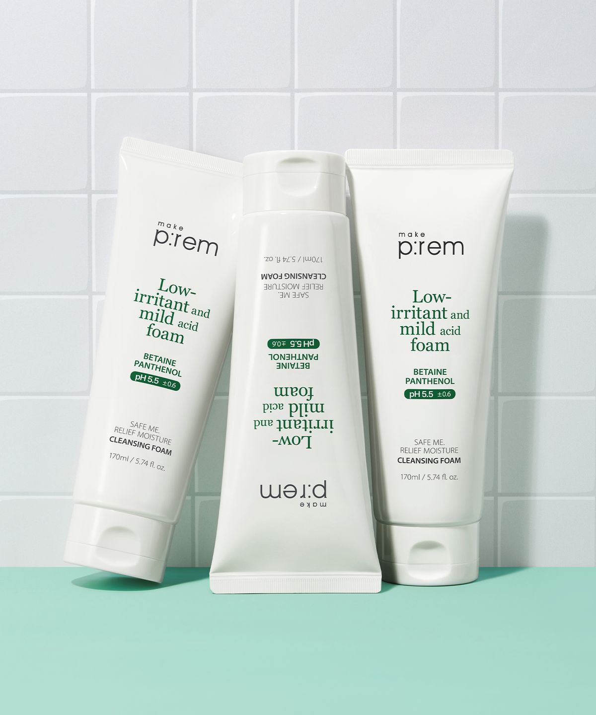 [3-pack] Safe Me Relief Moisture Cleansing Foam 170ml