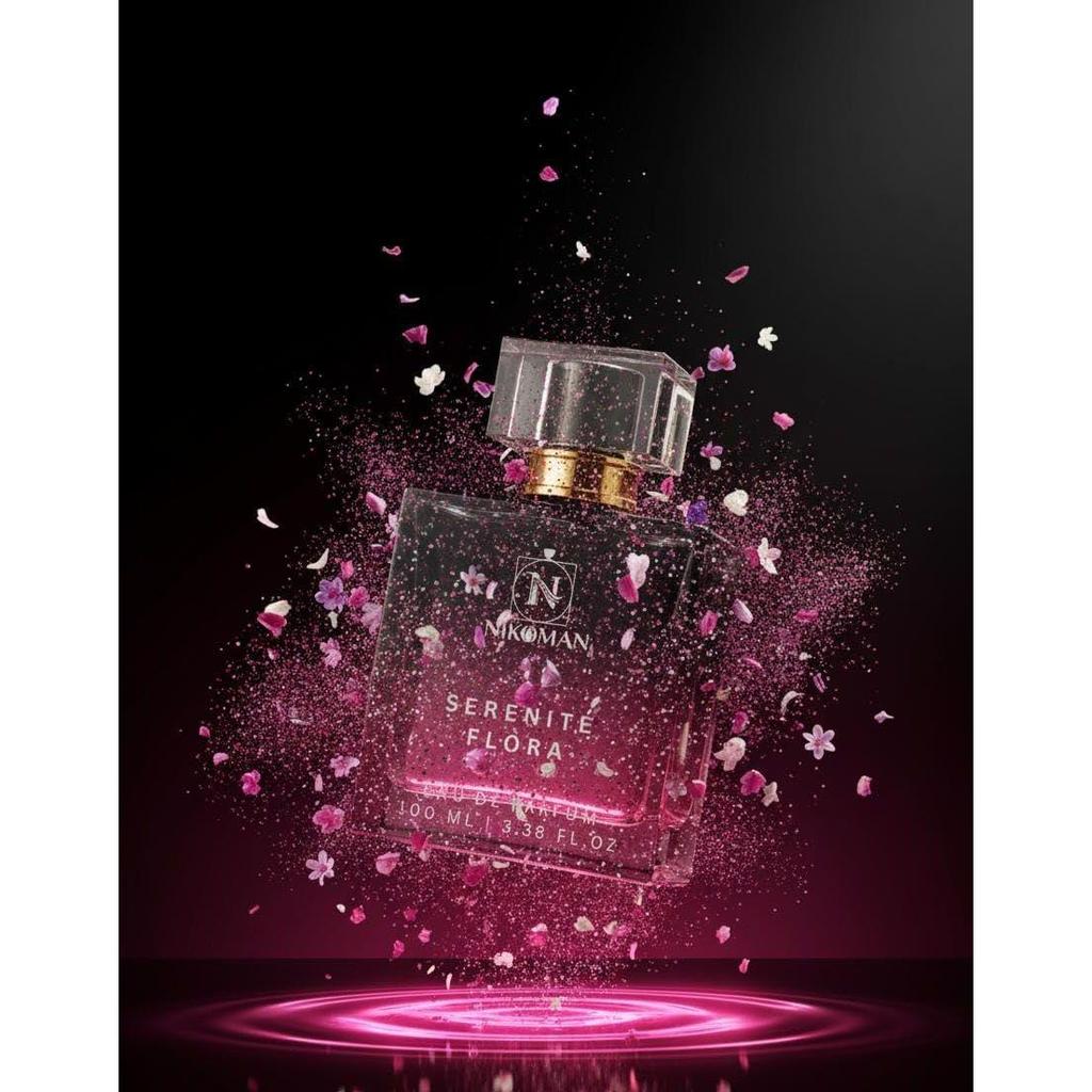 Serenite Flora Eau De Parfum | Long-Lasting Floral Perfume for Women and Men | Long Lasting Luxury Scent Fragrance | Pack of 1, 100 Ml Perfume