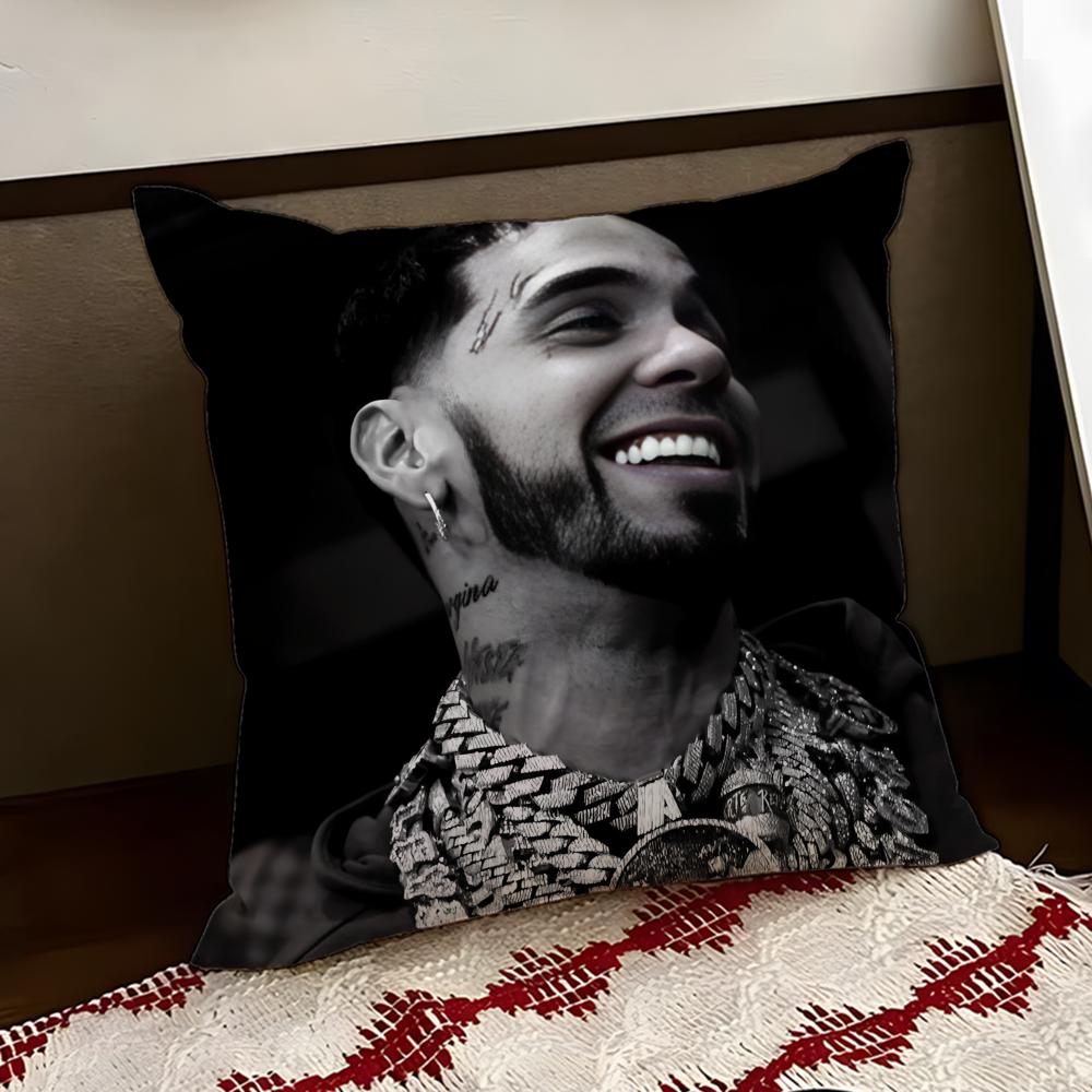 Rapper AAnuel AA Cushion Cover Reversible Soft Durable Pillow Cover Home  Car MultiScene Use for Daily Comfort