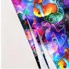 Watercolor Clownfish and Coral Reefs polyester microfiber beach towel is highly absorbent, suitable swimming and beach outings