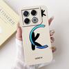 For Infinix GT 20 Pro X6871 Lucky Initial Letter Phone Case For Infinix GT20 Pro 5G Soft Silicone Shockproof Cases
