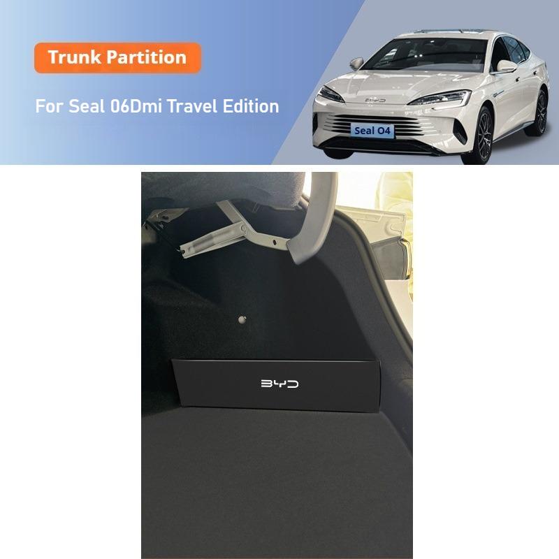 For BYD Seal 06 DM-i Seal 06Dmi Travel Edition Qin L Car Trunk Partition Trunk Side Storage Box Organizer Partition Board