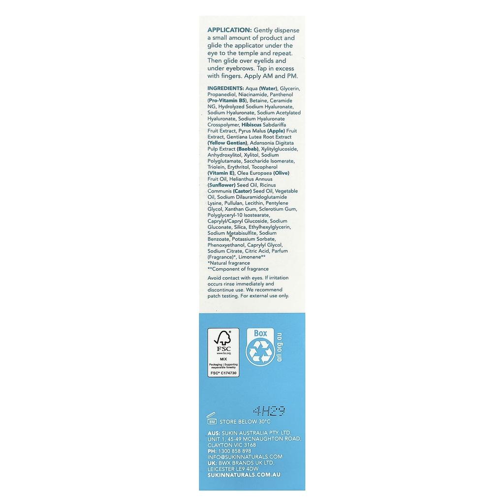 Aquaboost 3D, Hyaluronic Acid Eye Serum, 15Ml(0.51Fl Oz)