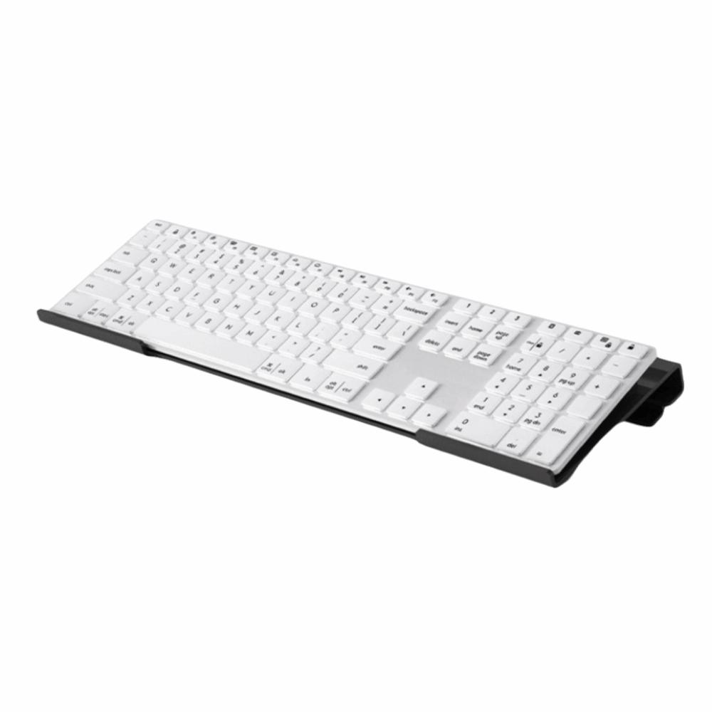 Portable Acrylic Keyboard Stand Clear Acrylic Tilted Keyboard Stand  Desktop Organization чёрный