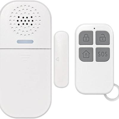 Wireless Door Alarm System At 130dB with Adjustable Volume and Convenient Remote Control Features