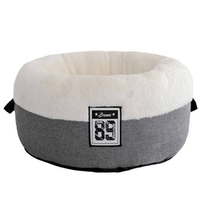 Autumn/Winter Warm Pet Supplies Handle Imitation Fur Fabric Dog House Deep Sleep Cat House Creative Pet House