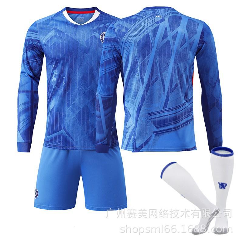 2526 Chelsea Home Long-sleeved Football Uniform Set Children's No. 10 Palmer Jersey 8 Enzo 24