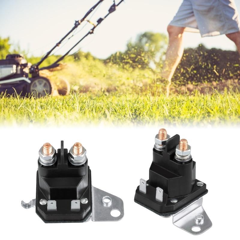 Sturdy Stainless Steel Starter Solenoid 12V 100A Relays Replacement Accessory With Ridings Lawn Mowers Daily Use