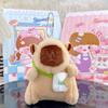 Viral Capybara Backpack Charm: Plush Toy Keychain and Pendant