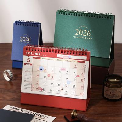 Portable Mini Calendar Desktop Decoration Daily Planner Simple 2026 Desk Calendar  Gifts
