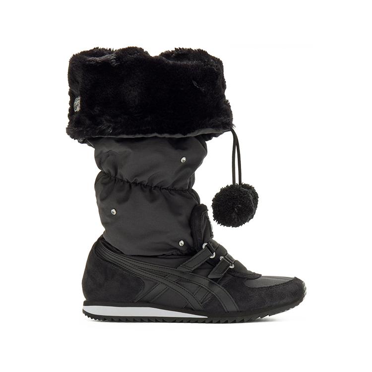 ONITSUKA TIGER Winter Heaven Fashion Vielseitige Warme High-Top Freizeitschuhe Damen Sneaker Schwarz 1182A676-001