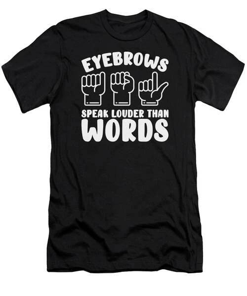Sign Language Fingerspelling ASL Vocabulary Alphabet #3 T-Shirt S to 3XL M