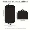 1PC Non-woven Fabric Garment Bag Breathable Dustproof Clothes Cover with Portable Handle for Wardrobe Travel Storage Suit Dress Jacket Coat Protector