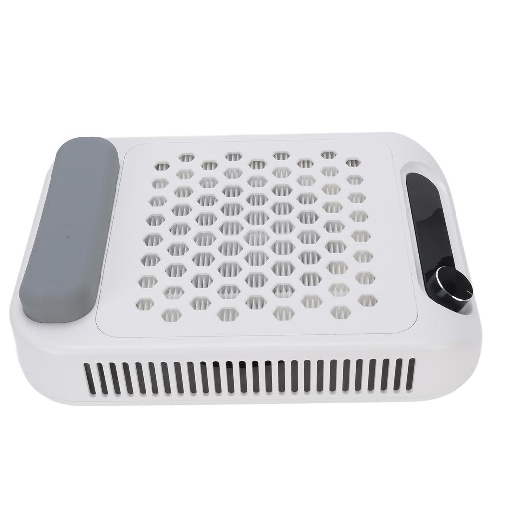 Nail Dust Collector with Silicone Arm Rest Reusable Filter LED Display Nail Vacuum Cleaner Brushless