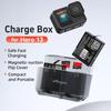 AMAGISN Camera Battery Fast Charging Box for GoPro Hero 13/12/11/10/9 Memory Card Storage Case