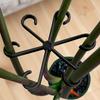 4Pcs Hanging Plant Stand Anti-Toppling Support Pole Plastic Hooks Fixator Flower Hydroponic Folding Fixed Garden Accessories