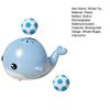 Electric Floating Ball Whale Toy with 2 Balls USB Rechargeable Babies Educational Whale Blowing Suspension Ball Interactive Toy Toddlers Boys Girls