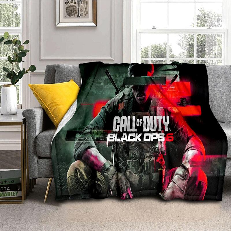 COD 29 Styl Nová deka Call of Duty Ghost Simon Gun Games, Měkká přehozová deka pro domácnost Ložnici Postel Pohovku Cestovní potah Dětský dárek