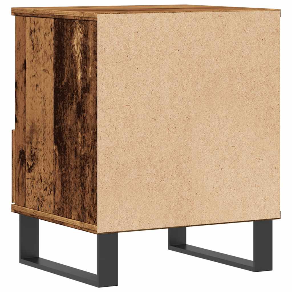 Nightstand Vintage Wood Look 40 X 35 X 50 Cm Engineered Wood