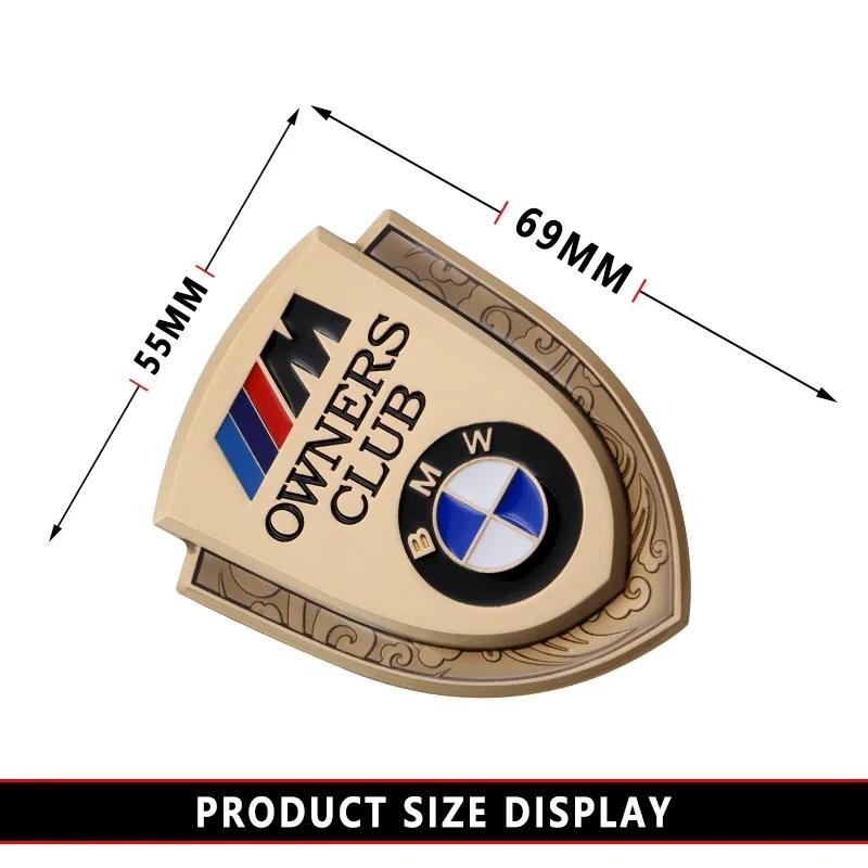 1 pezzo distintivo auto adesivo laterale carrozzeria etichettatura metallo auto Per Bmw x1 x3 x5 x6 z4 f10 f20 f30 e36 e39 e46 e60 e90 Accessori auto