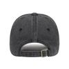 Zhen Yue Qi Cotton Baseball Cap with Distressed Patchwork and American Lettering Embroidery.