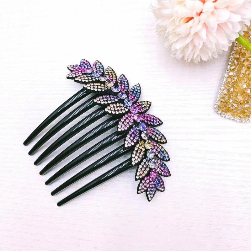 1PC Fashion Hair Comb Women Hairpin Rhinestone Hair Ornament Ladies Headwear Hair Accessories