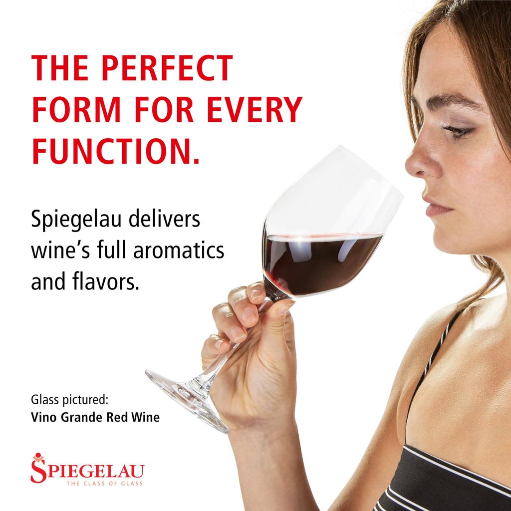 Spiegelau Vino Grande Bordeaux Red Wine Glass Set, 620ml, 4510277, Set of 4