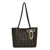 New casual fashion, this year's popular woolen plaid autumn plaid single shoulder crossbody portable tote bag