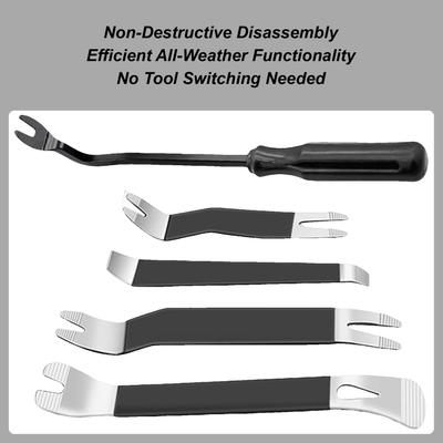 Auto Trim Removal Tool 5 Pieces Heavy Duty No-Scratch Universal Interior Kit Car Panel Door Window Remover For Vehicle Dashboard