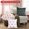 Merry Christmas, Throw Pillow Cover, Winter Holiday, Cushion Cover Sofa Decoration, Christmas Tree