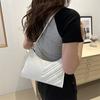 Fashionable Chic Women's Bag 2024 Trendy Simple Crescent Bag Casual Shoulder Bag