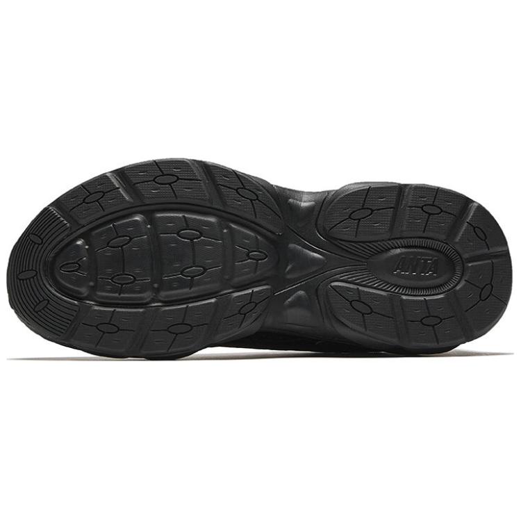 Anta Little Millennium Fabric Comfortable Versatile Non-Slip Wear-Resistant Low-Top Casual Shoes Men sneaker Black 112518812-7