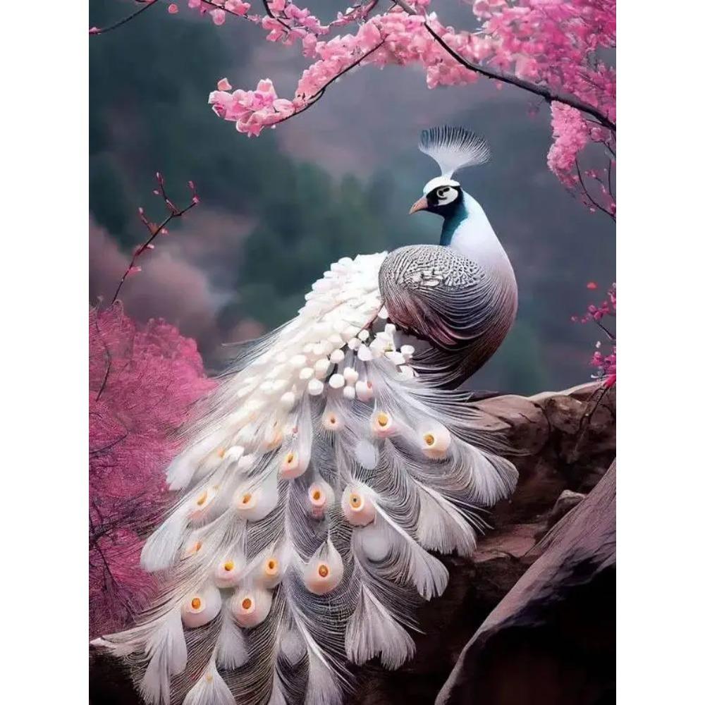 Pintura de diamante redonda completa DIY Punto de cruz Estilo de arte 3D Escena del hogar Animal Pintura de diamante decorativa Pintura de arte de diamante 5d