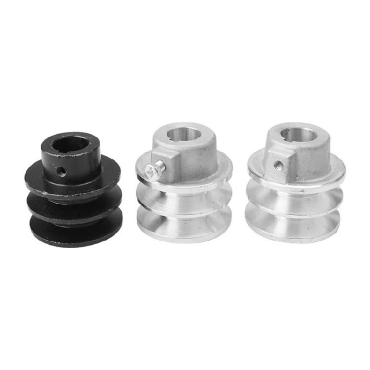 2 pz Puleggia Motore Puleggia Cinghia Installazione Facile Diametro 54mm/56mm Puleggia a Doppia Scanalatura Una Cinghia per Motore 168F 170F