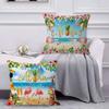 Summer Hawaii Beach Tropical Flowers Aloha Luau Sea Cushion Cover Polyester Sofa Cushions Throw Pillows Home Decor Pillowcover