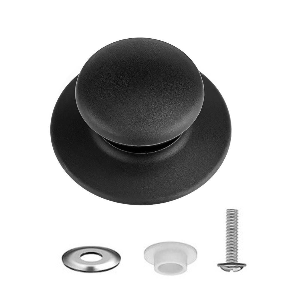 4pcs Multipurpose Pot Lid Knobs Replacements Handles Home Accessory for Kitchen Supplies Cookware Pot Lid Black