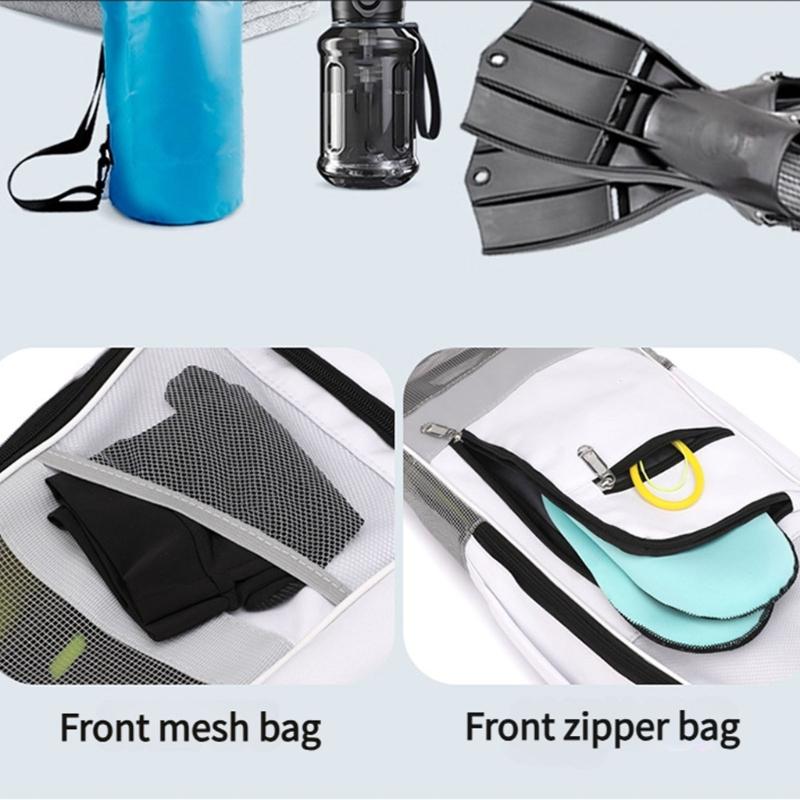 Multifunctional Diving Bag Fabric Texture for Snorkeling Equipment Water Resistant Fabric Wide Mouth Design